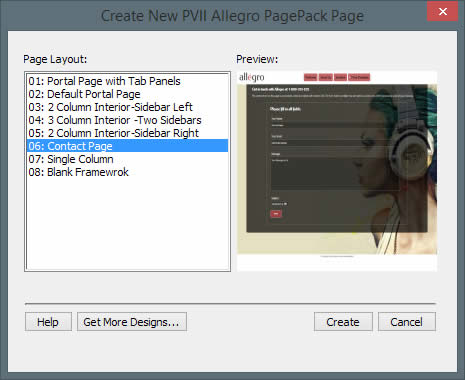 The PagePack Interface